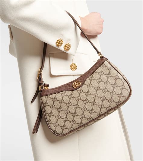 gucci small ophidia leather shoulder bag|gucci ophidia small tote bag.